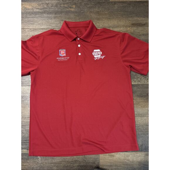 Andretti Motorsport NAPA Racing Nike Dri-fit Polo Shirt Men's Large - Picture 1 of 4